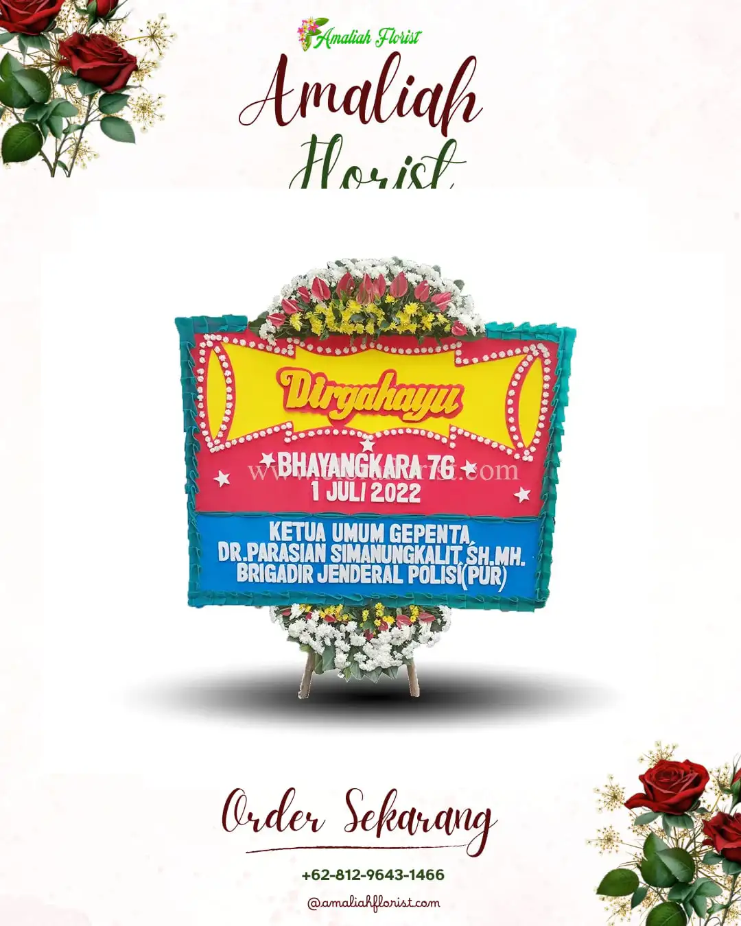 Papan Bunga HUT Ulang Tahun Kaisenar